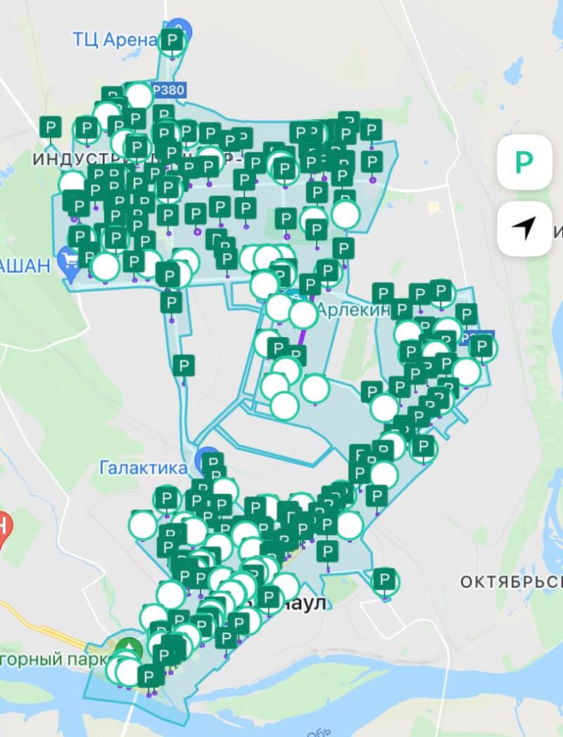 зона кикшеринг барнаул