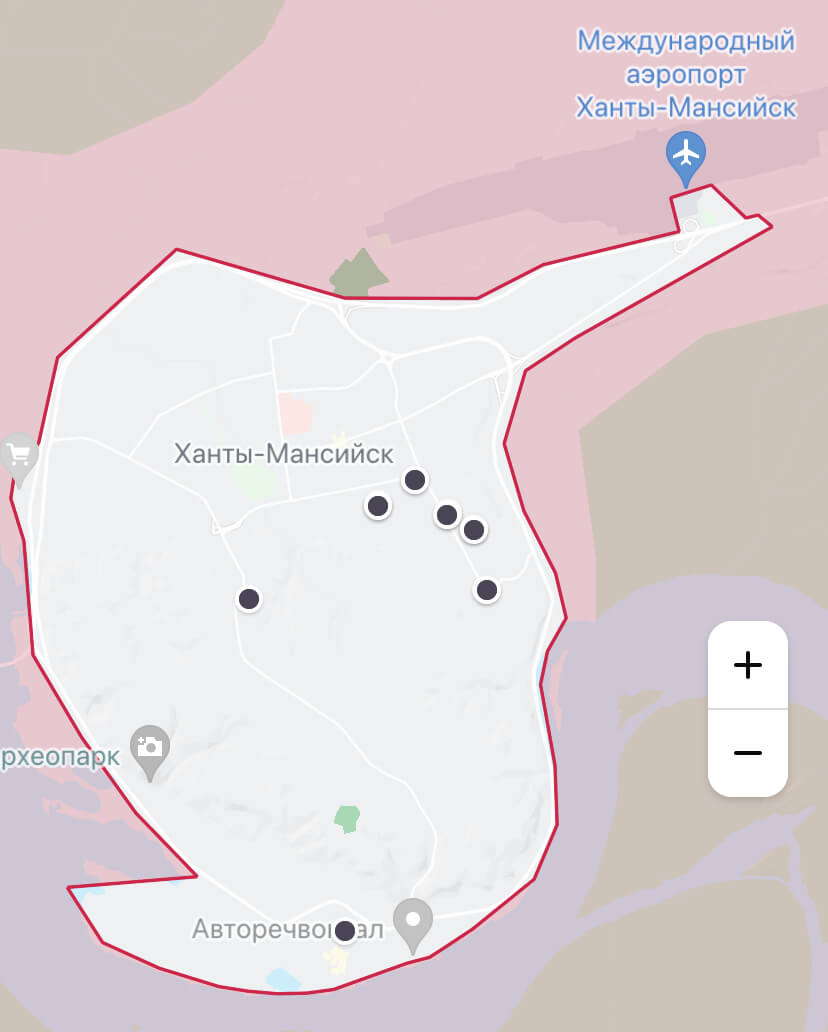 зона кикшеринг ханты мансийск