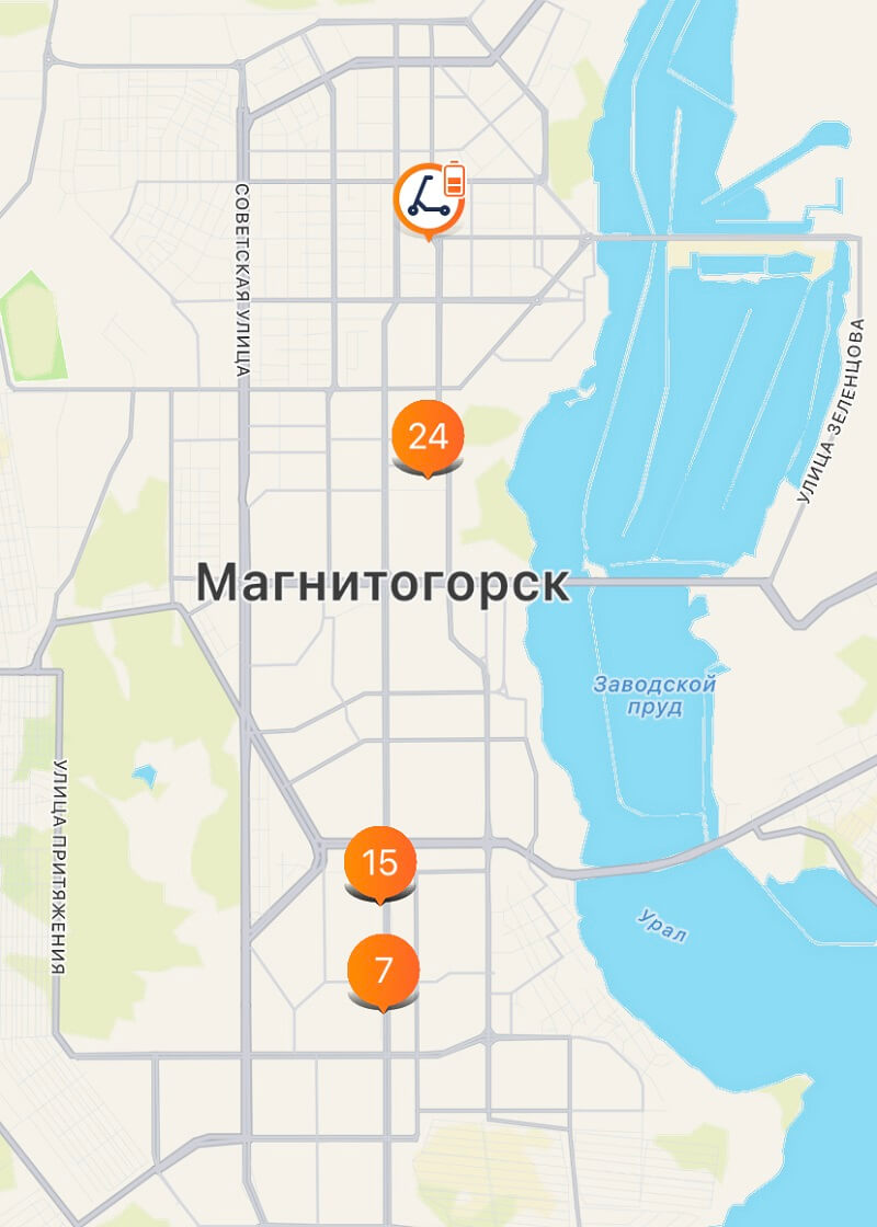 зона кикшеринг магнитогорск