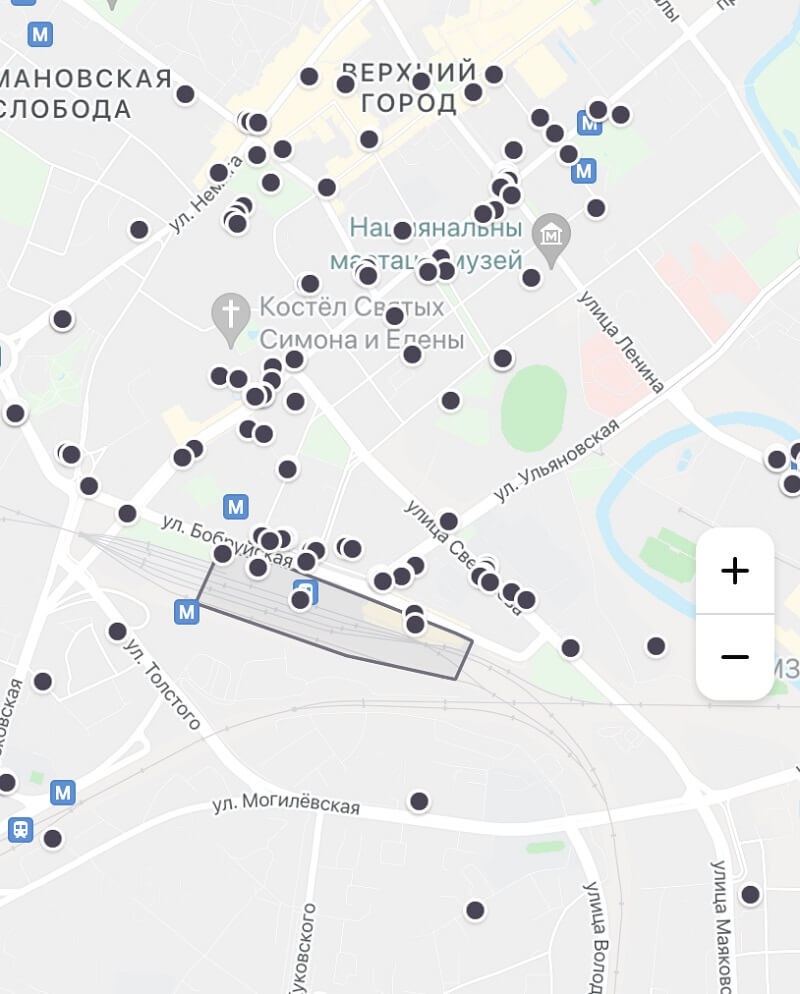 запрещенная зона кикшеринг минск
