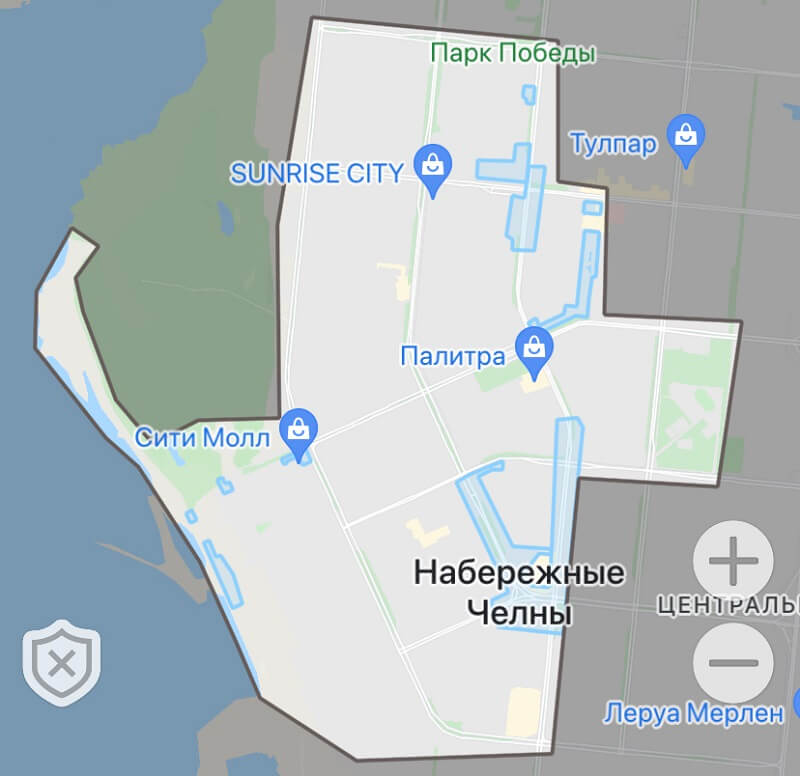 зона кикшеринг челны