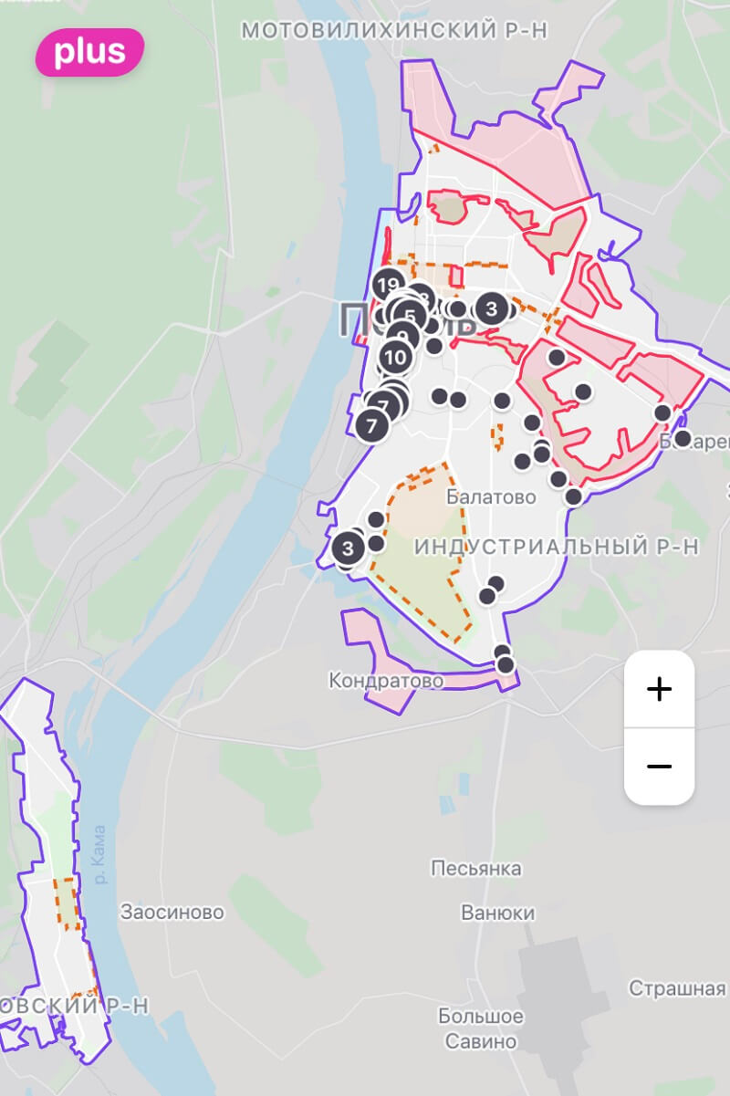 зона кикшеринг пермь