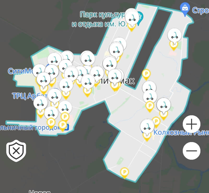зона кикшеринг стерлитамак