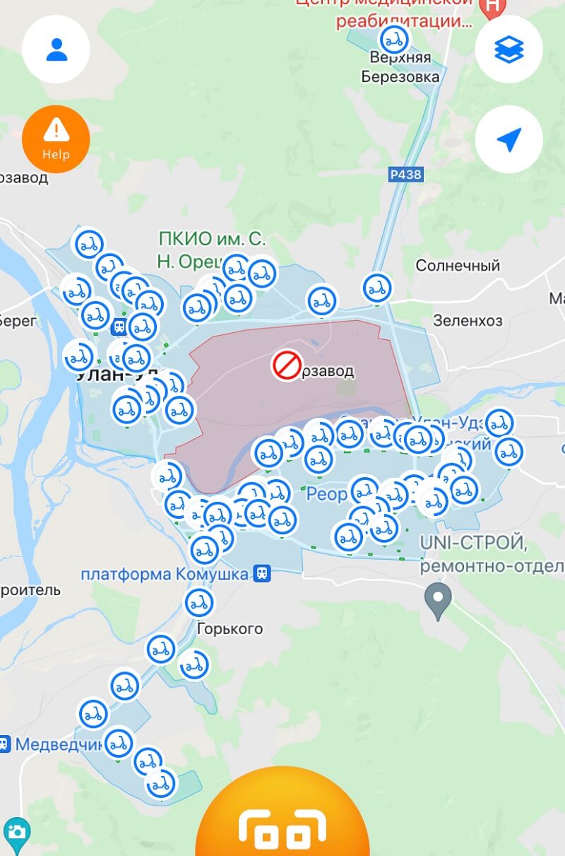 зона кикшеринг улан удэ